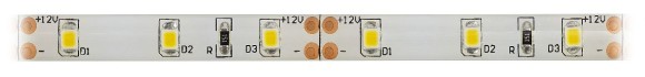 Светодиодная лента Эра 12В 2835 4,8Вт/м 2700K 5м IP65 LS2835-4,8-60-12-2700K-IP65-2year-5m KU-2835AD-60D-WW Б0044109