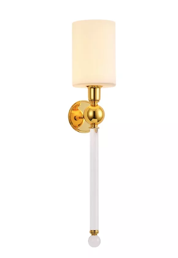 Бра Crystal Lux MIRABELLA AP1 GOLD/WHITE, декоративные элементы крупным планом Бра Crystal Lux MIRABELLA AP1 GOLD/WHITE, декоративные элементы крупным планом