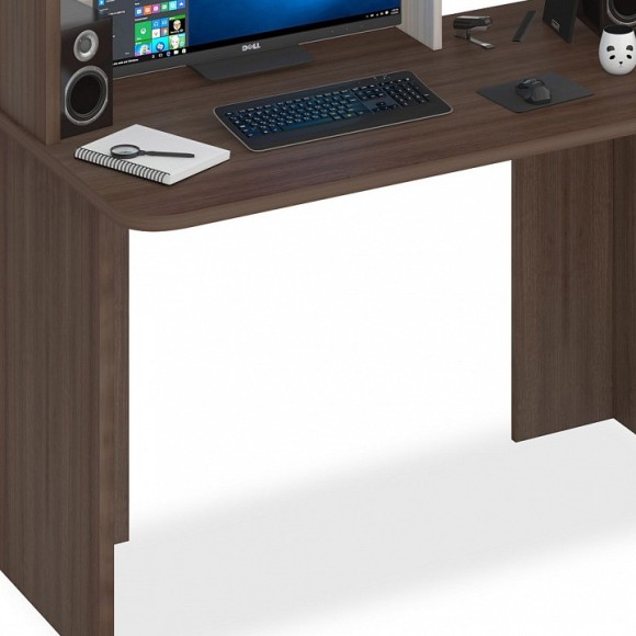 Стол компьютерный Домино Lite СКЛ-Прям120Р+НКЛ-120 MER_SKL-Pryam120Rbez_tumby-NKL-120_SHK