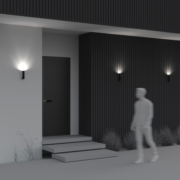 Уличный настенный светильник Maytoni Tube O508WL-L5B3K