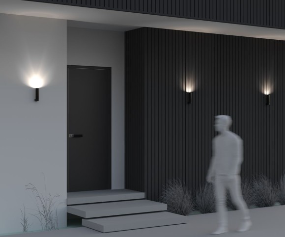 Уличный настенный светильник Maytoni Tube O508WL-L5B3K