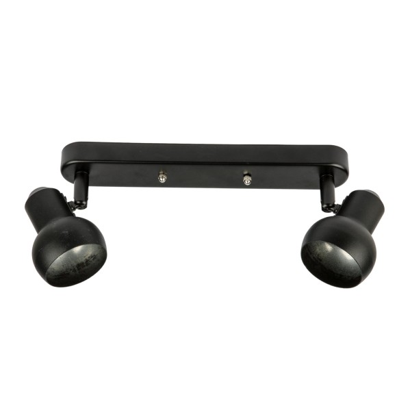 Спот Fametto DLC-S621 GU10x2 BLACK, GU10, 70W, черный