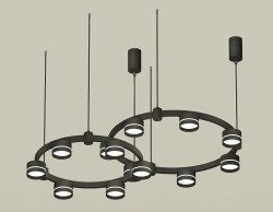 Комплект подвесного светильника Ambrella Light Techno Ring XR92091005 (A9209x2, C9238, C9232, N8462)