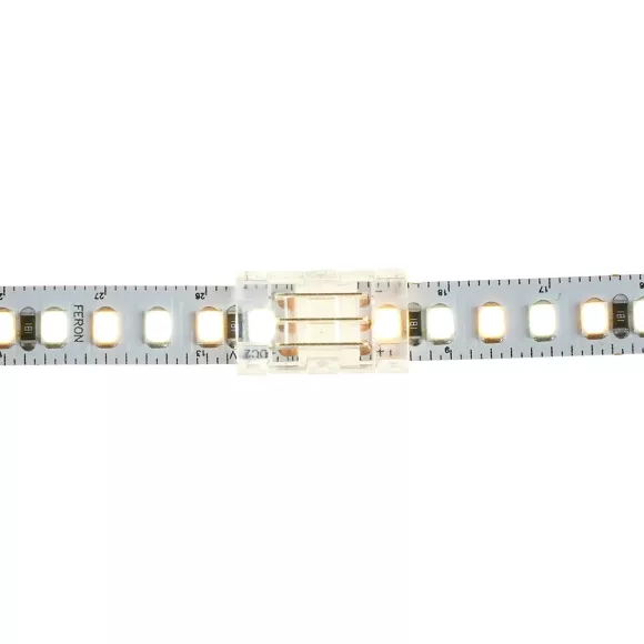 Соединитель лента-лента 10мм для CCT SMD ленты шириной 8 мм Feron LD169 52000, общий вид Соединитель лента-лента 10мм для CCT SMD ленты шириной 8 мм Feron LD169 52000, общий вид