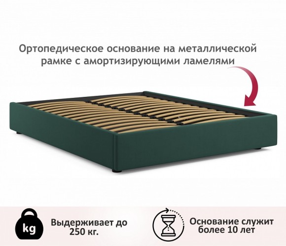 Кровать двуспальная Base 2000x1600 NMB_TE-00005527