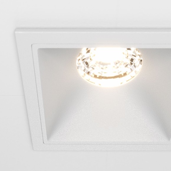 Встраиваемый светильник Maytoni Technical Alfa LED DL043-01-10W3K-SQ-W