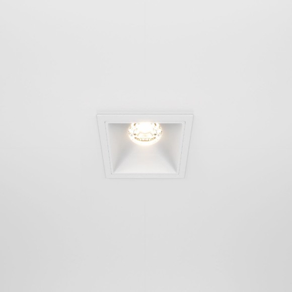 Встраиваемый светильник Maytoni Technical Alfa LED DL043-01-10W3K-SQ-W