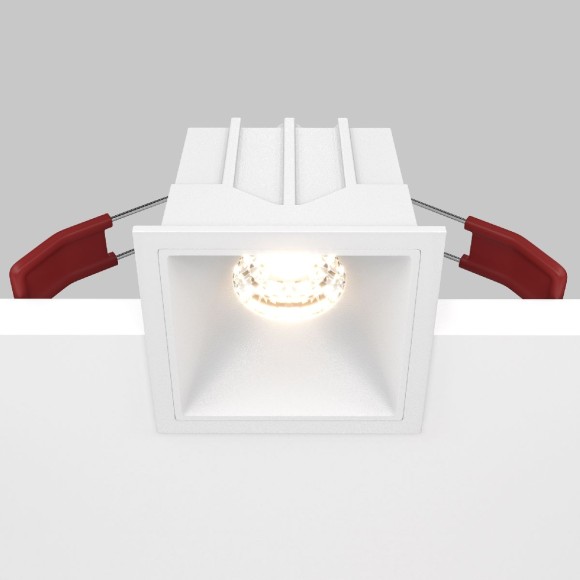 Встраиваемый светильник Maytoni Technical Alfa LED DL043-01-10W3K-SQ-W