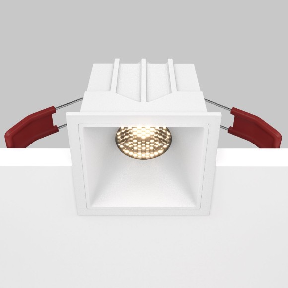 Встраиваемый светильник Maytoni Technical Alfa LED DL043-01-10W3K-SQ-W