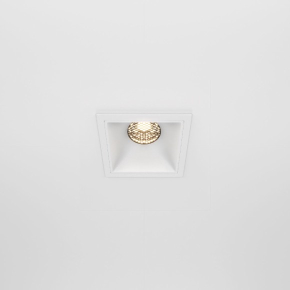 Встраиваемый светильник Maytoni Technical Alfa LED DL043-01-10W3K-SQ-W