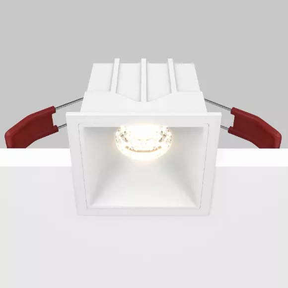 Встраиваемый светильник Maytoni Technical Alfa LED DL043-01-10W3K-SQ-W, 3000, Теплый белый