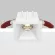 Встраиваемый светильник Maytoni Technical Alfa LED DL043-01-10W3K-SQ-W, Белый, Теплый белый, Алюминий, вид сверху