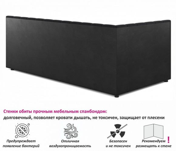 Кровать односпальная Milena 2000x900 NMB_TE-00004352