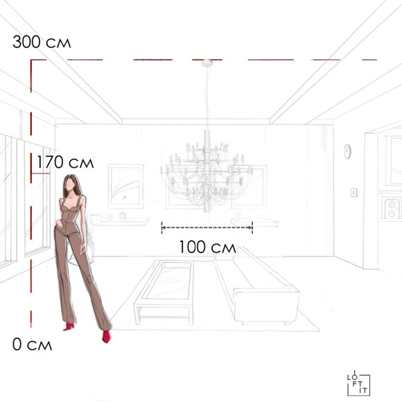 Подвесной светильник Loft IT Gino 10196/1000 White