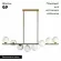 Потолочная люстра Loft IT Tely 10236/8, Золото, Белый, Металл