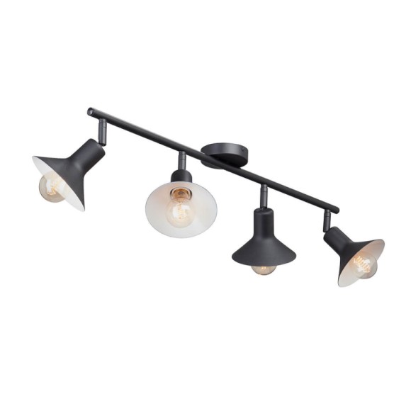 Спот Vitaluce V4807 V4807-1/4PL, E27, 160W, черный