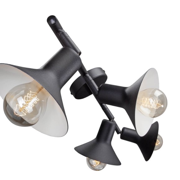 Спот Vitaluce V4807 V4807-1/4PL, E27, 160W, черный