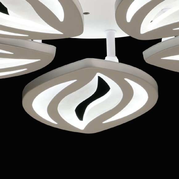 Потолочная светодиодная люстра с пультом управления De Markt Мадлен 424018405