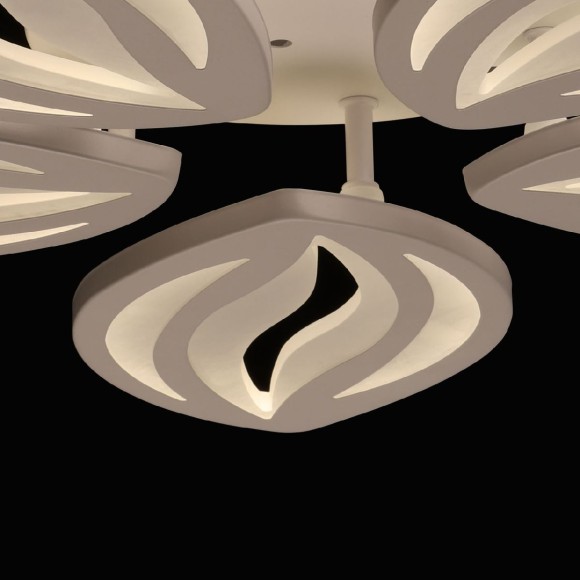 Потолочная светодиодная люстра с пультом управления De Markt Мадлен 424018405