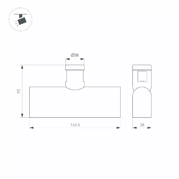 Трековый светильники Arlight ART-APRIORI-LASER-L165-8W Day4000 044903, Нейтральный белый, >90 Трековый светильники Arlight ART-APRIORI-LASER-L165-8W Day4000 044903, Нейтральный белый, >90