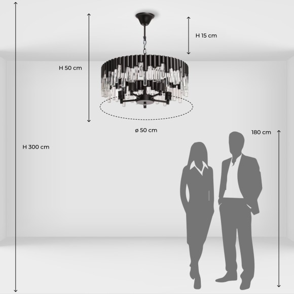 Подвесная люстра De Markt Бриз 111018305