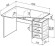 Стол письменный Триан-5 MAS_MST-UST-05-R-16VD