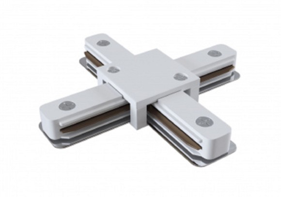 Коннектор X-образный для однофазного шинопровода Эра TR-1PA-СX-WH Б0054469