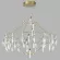Подвесная люстра Odeon Light Flamenco 7000/51CL, Золото, Прозрачный, Нейтральный белый, крупный план