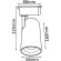 Трековый светильник Crystal Lux CLT 0.31 006 CLT 0.31 006 20W BL