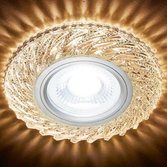 Встраиваемый светодиодный светильник Ambrella Light Led S295 CH/RG Встраиваемый светодиодный светильник Ambrella Light Led S295 CH/RG