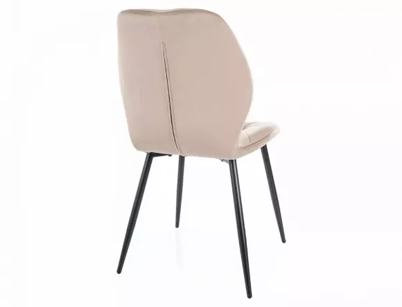 Стул Rick Velvet Bluvel 40 SGN_RICKVCCB, темно-бежевый, металл, велюр Стул Rick Velvet Bluvel 40 SGN_RICKVCCB, темно-бежевый, металл, велюр