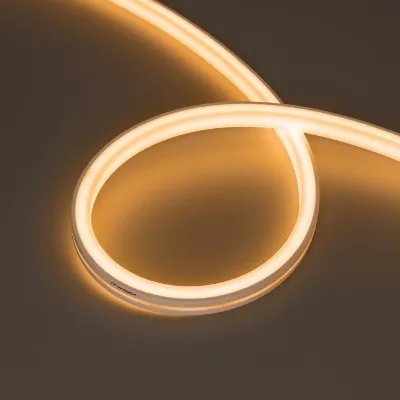 Светодиодная герметичная лента Arlight MOONLIGHT-TOP-U-A156-13x12mm 24V Warm2200 (11 W/m, IP67, 5m, wire x2) 042781