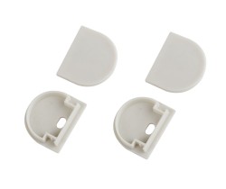 Набор заглушек Эра 2420-3 профиля Эра 2420 2шт глухие 2шт с отверстием