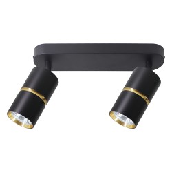 Спот Feron Zen 48643, GU10, 70W, черный