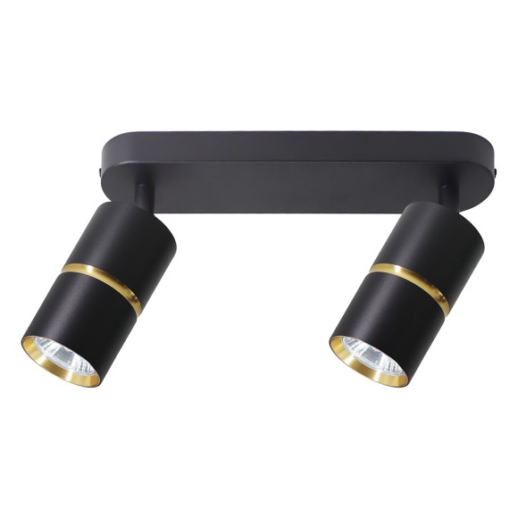 Спот Feron Zen 48643, GU10, 70W, черный