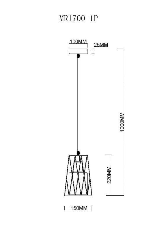 Подвесной светильник MyFar Scrum MR1700-1P