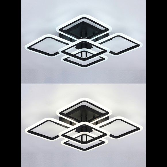 Потолочная люстра Natali Kovaltseva Spektr HIGH-TECH LED LAMPS 82022 BLACK