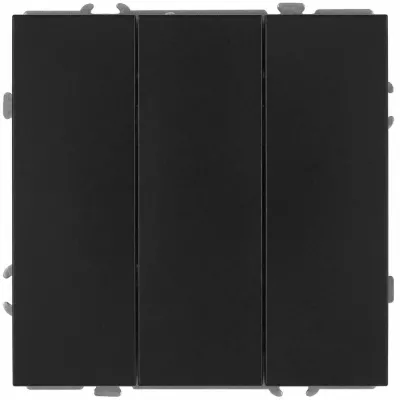 Выключатель Эра Galaxy 15-1107-05 тройной 10АХ-250В IP20 антрацит Б0070722