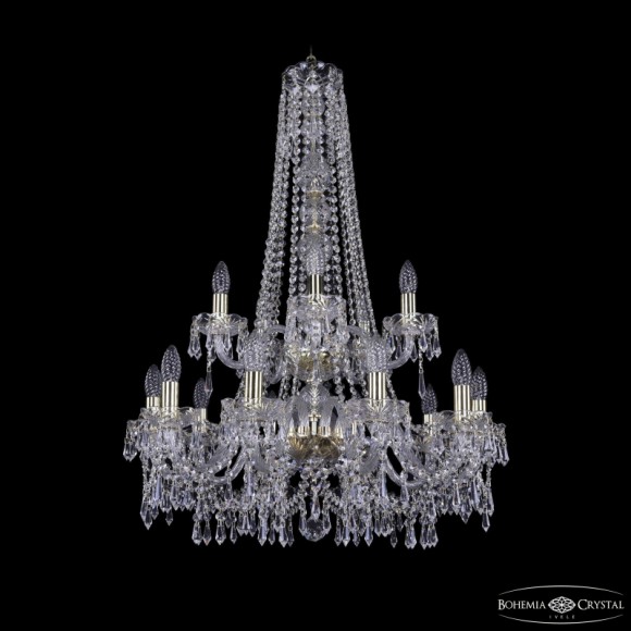 Подвесная люстра Bohemia Ivele Crystal 1403/10+5/240/h-92/2d G