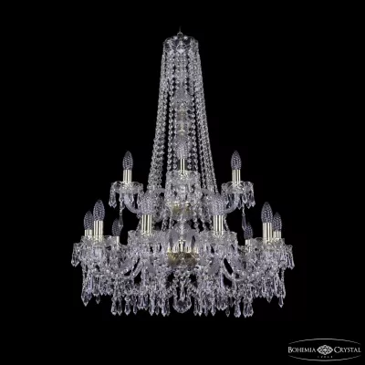 Подвесная люстра Bohemia Ivele Crystal 1403/10+5/240/h-92/2d G