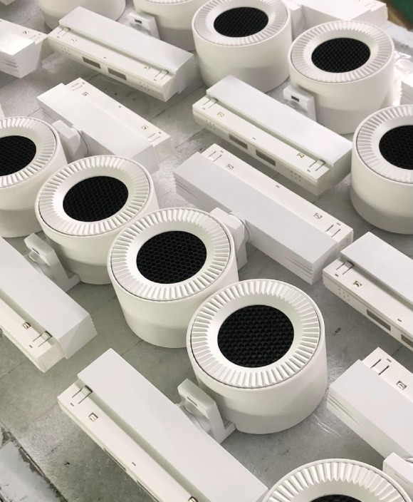 Трековый магнитный светильник iLedex Vision 4822-010-D82-12W-38DG-4000K WH (WALL WASHER)