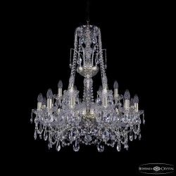 Подвесная люстра Bohemia Ivele Crystal 1411/12+6/240/XL-83 G