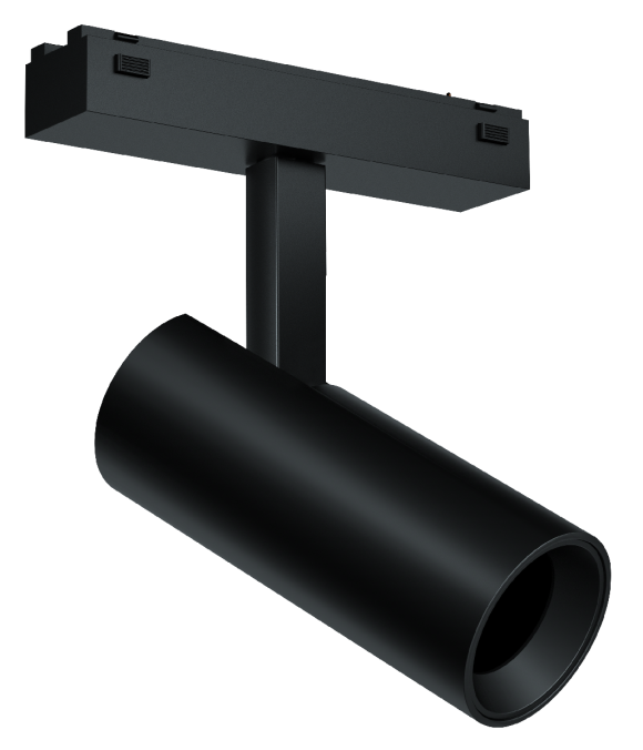 Трековый магнитный светильник iLedex Vision 4825-042-D55-18W-38DG-4000K-BK