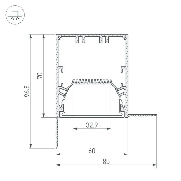 Соединитель профиля Arlight SL-LINIA 030137