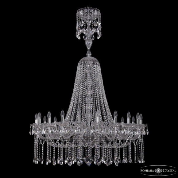 Подвесная люстра Bohemia Ivele Crystal 1413/20/400/XL-160 Ni