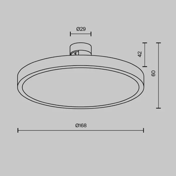 Трековый магнитный светильник Maytoni Technical Plato Flarity TR153-1-10W3K-PT