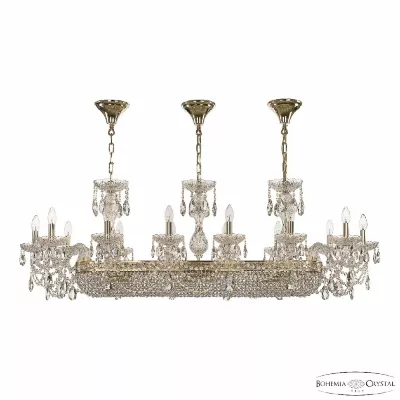Подвесная люстра Bohemia Ivele Crystal 1453/14/195/1000 G