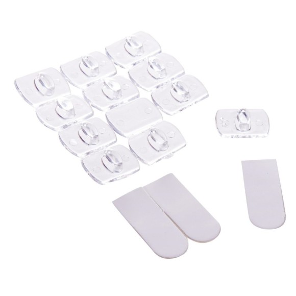 Крючки для монтажа гирлянд Uniel UCC-Y11 CLEAR 020 POLYBAG UL-00009937