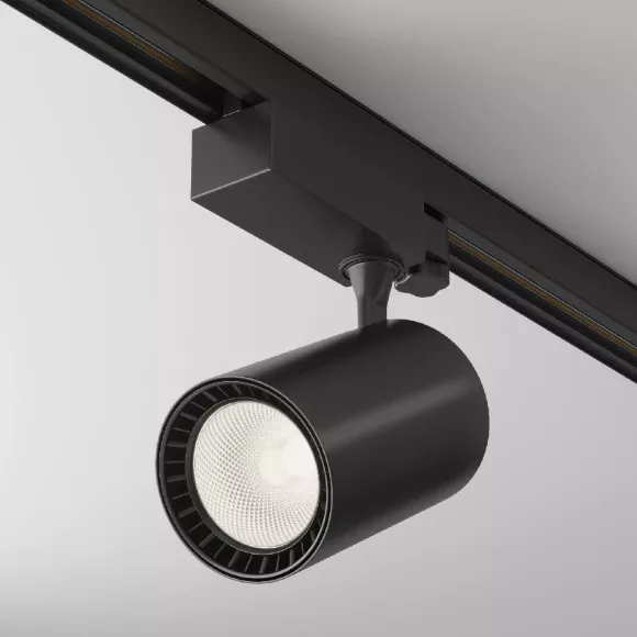 Трековый светильник Maytoni Technical Vuoro TR029-3-20W4K-S-B, Черный, Нейтральный белый, Алюминий Трековый светильник Maytoni Technical Vuoro TR029-3-20W4K-S-B, Черный, Нейтральный белый, Алюминий