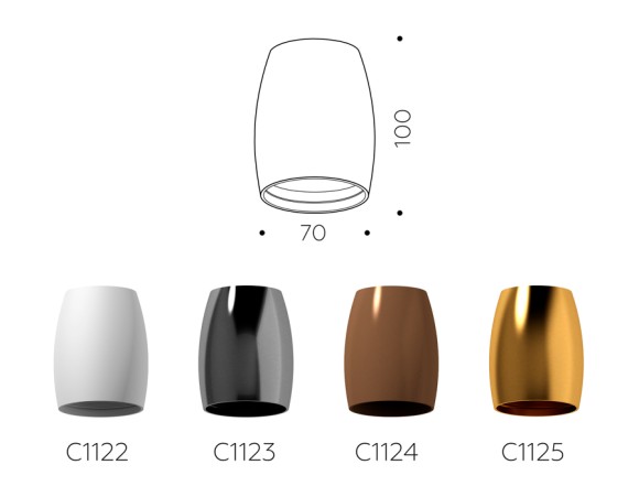 Корпус светильника накладной Ambrella Light DIY Spot C1122